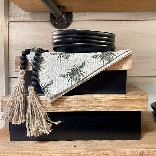 LARGE Storage Boxes with Wooden Lids, Set of 2