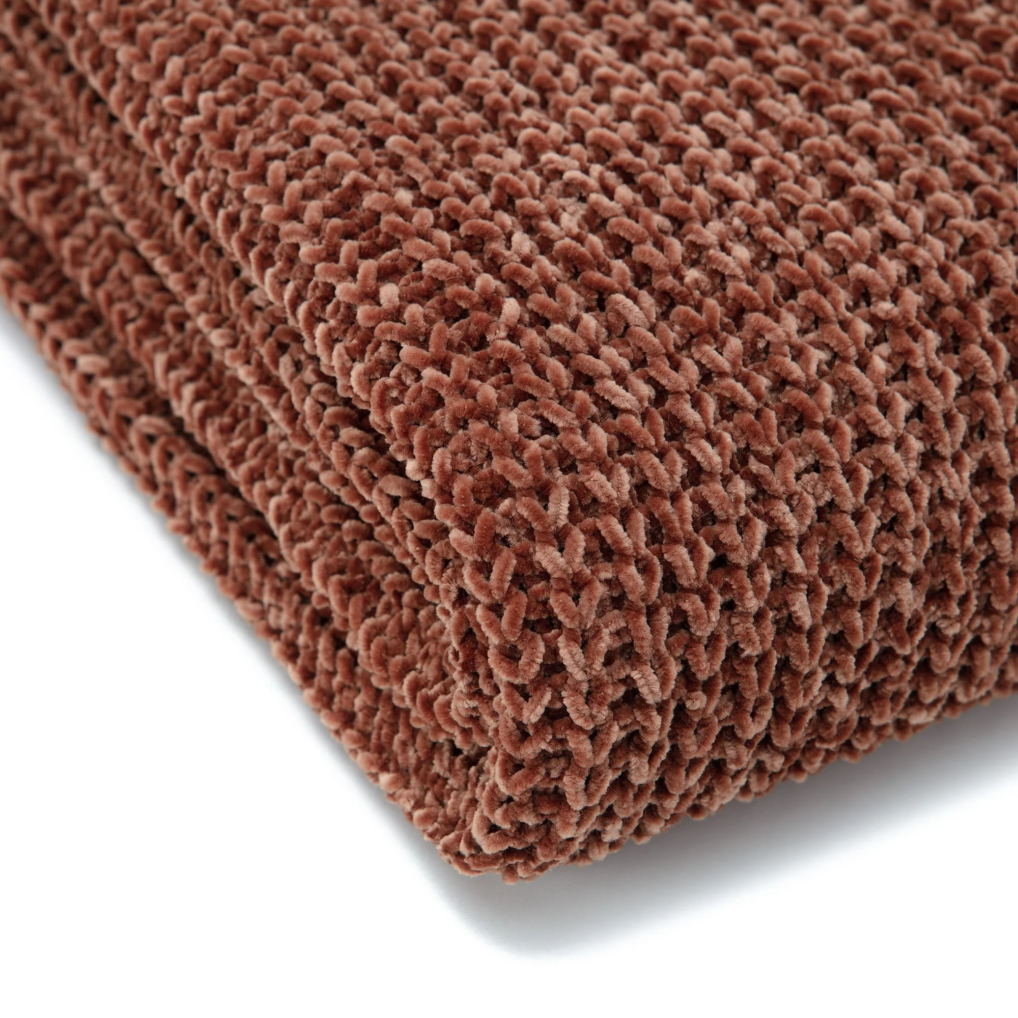 Knit Chenille Throw Blanket