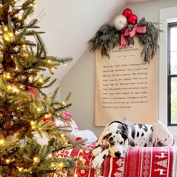 The Night Before Christmas Wall Canvas