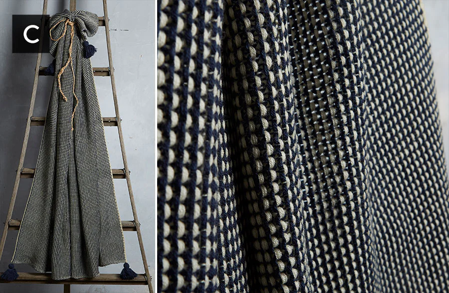 Woven Cotton Throw Blankets, Pick Your Style