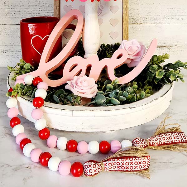 Handpainted Valentine's Day Garland, Pick Your Style