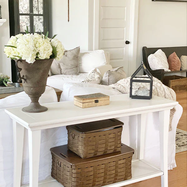 LARGE Aged Metal Pedestal Urn Vase