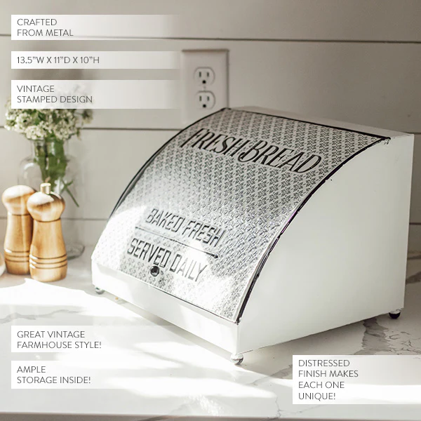 Ornate Embossed Kitchen Storage Bin