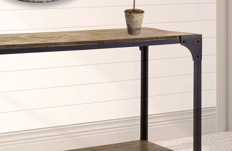 Flat Iron Factory Console Table