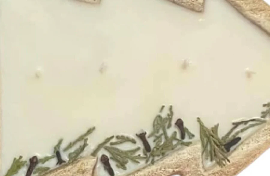 Tree Shaped Dough Bowl Candle | Handmade in the USA