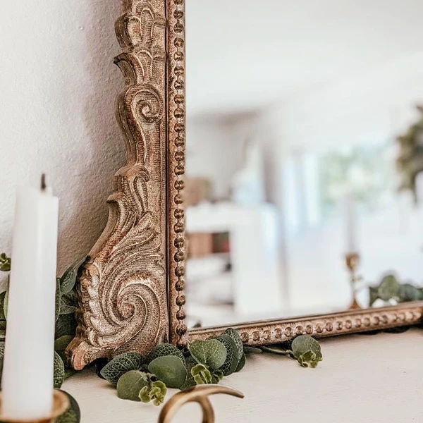 Gold Mirror | Ornate Gleaming