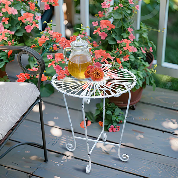 Cottagecore Garden Round Side Table