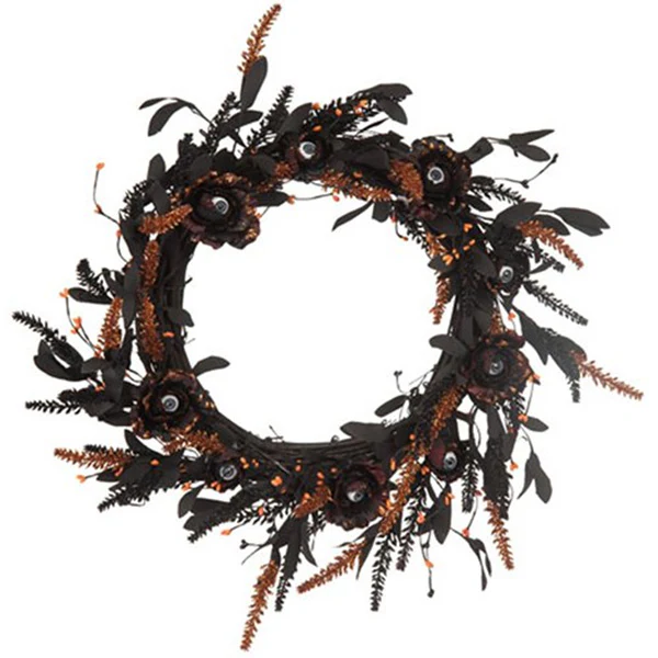Frightful Fun Halloween Wreath, Pick Your Style