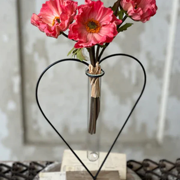 Heart Shaped Bud Vase