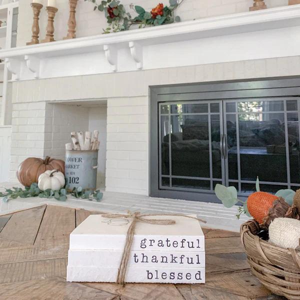 Hand-Stamped Autumn Book Set