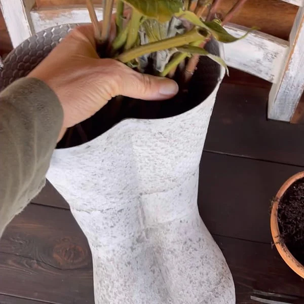 Garden Rainboot Planter