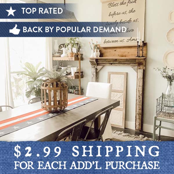 American Flag Table Runner