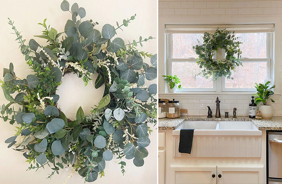 Premium Eucalyptus Leaf Wreath