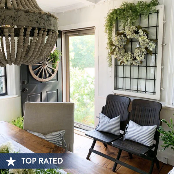 Premium Lush Faux Hydrangea Wreath