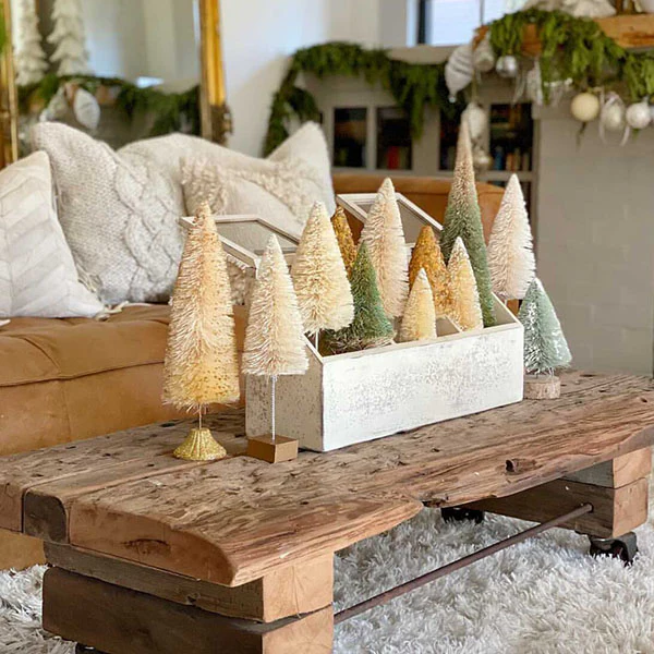 Distressed Wooden Cubby Organizer