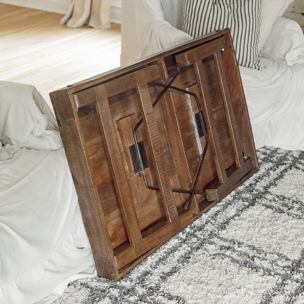 Reclaimed Wood Folding Coffee Table
