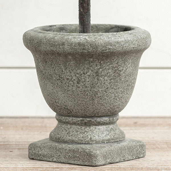 Lifelike Myrtle Topiary with Urn