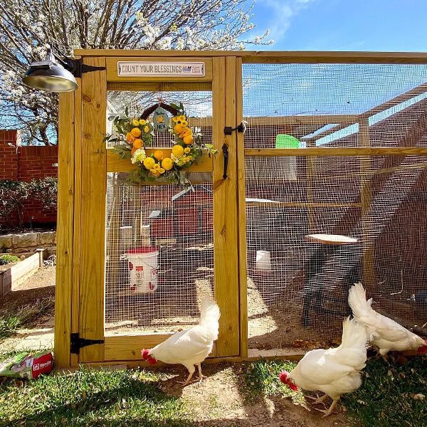 Fresh Citrus and Lush Floral Spring Wreath