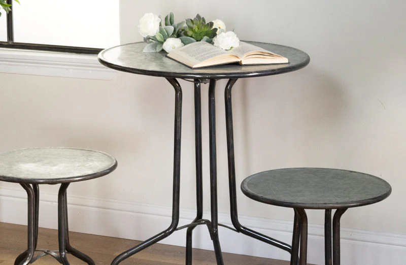 European Bistro Table with Stools