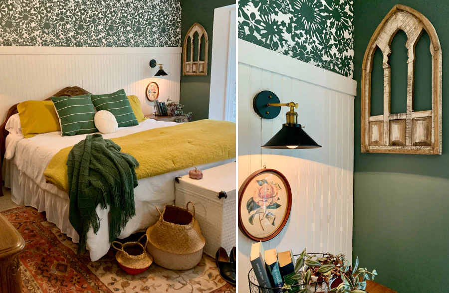 Distressed Wood Cathedral Wall Arch