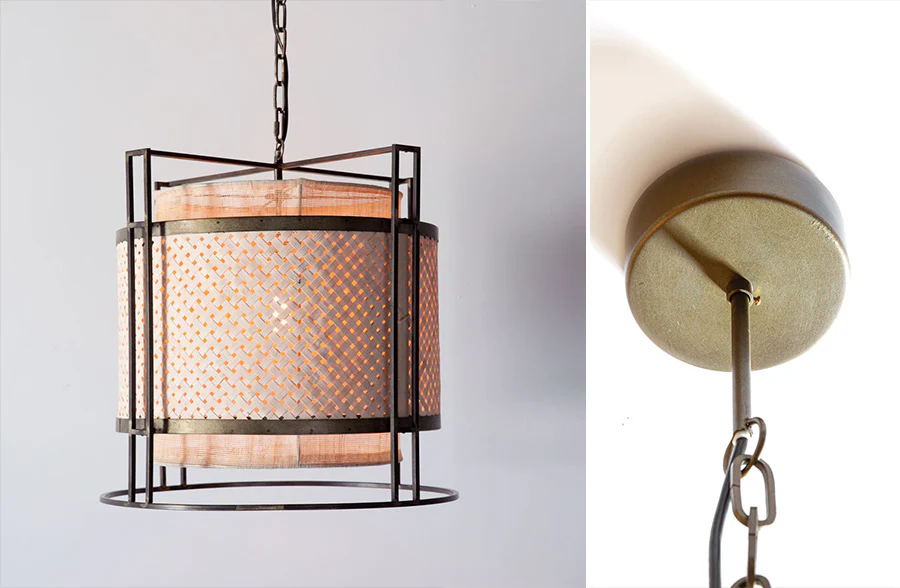 HUGE Nomad Drum Pendant Light