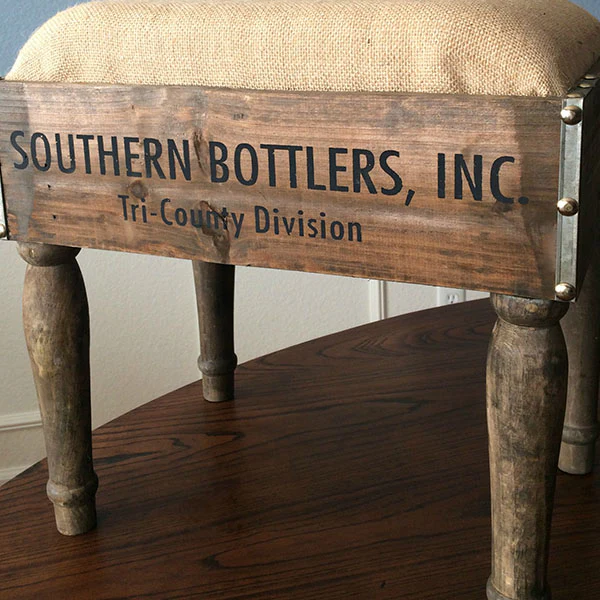 Bottle Crate Foot Stool