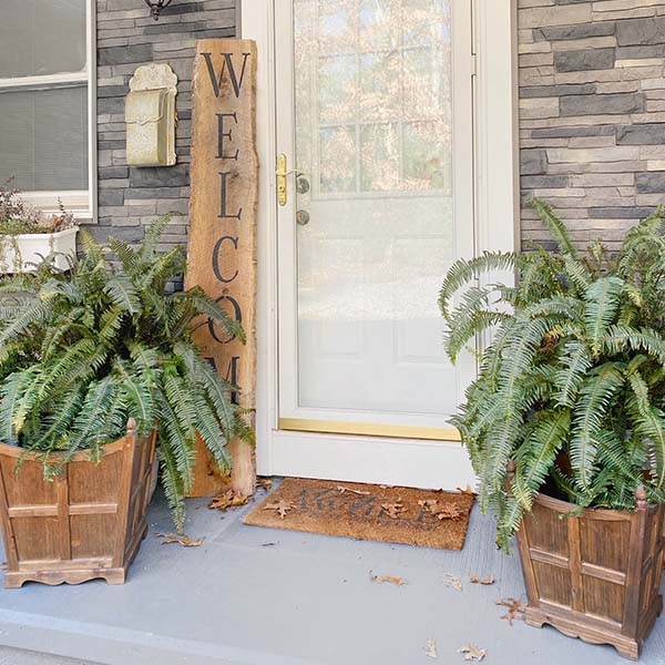 Oversized Wooden Storage Planter Buckets, Set of 2
