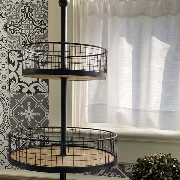 Rustic Tiered Produce Basket