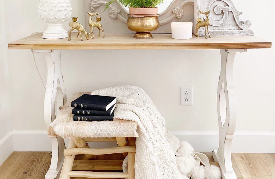 Chippy Corbel Inspired Console Table