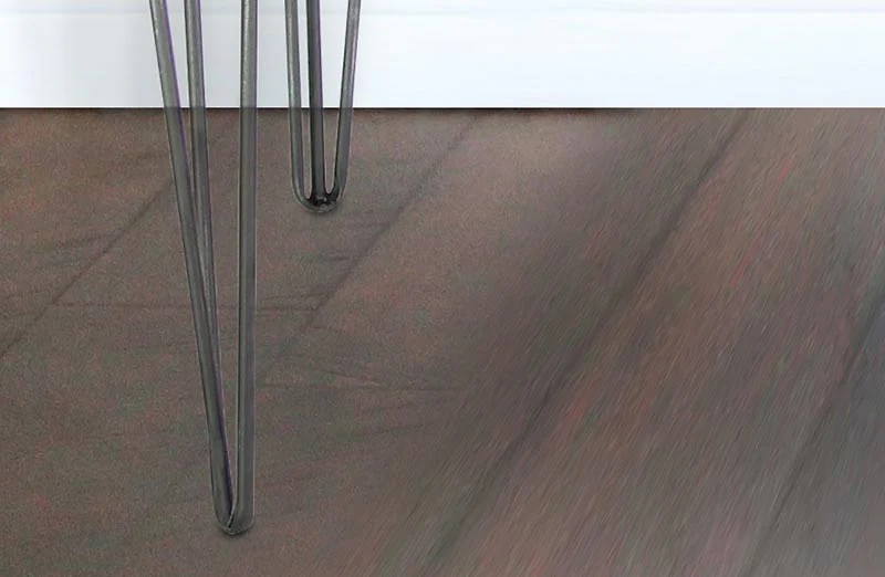 *HUGE* Wooden Chevron Console Table