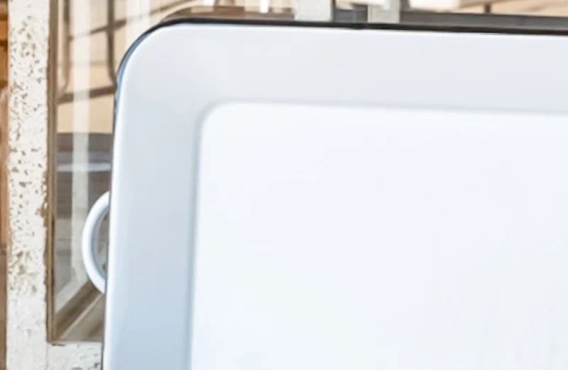 Enamelware Rectangle Serving Tray