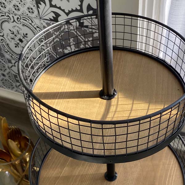 Rustic Tiered Produce Basket