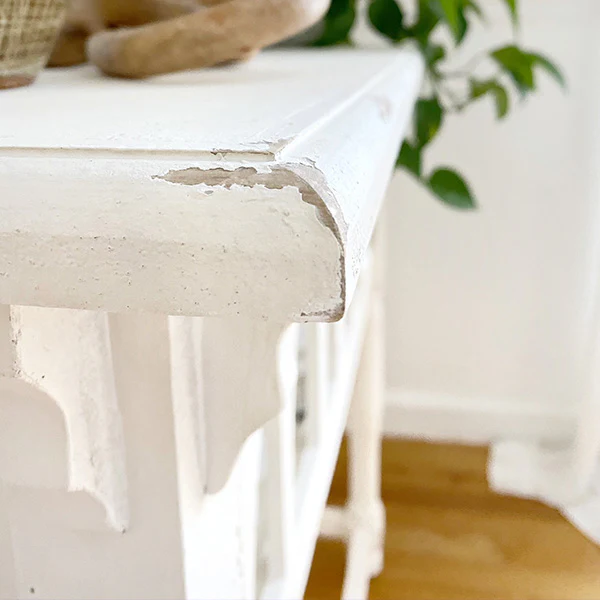 Wooden European Arched Storage Table