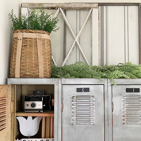 Woven Bamboo Hanging Wall Basket