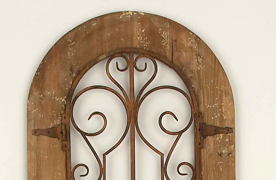 Wooden Arched Wall Panel