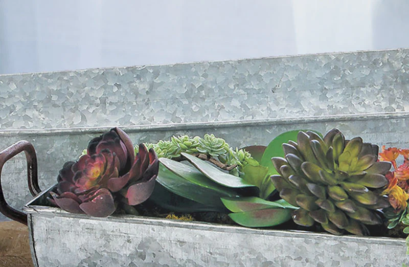 Galvanized Trough 2-Piece Set