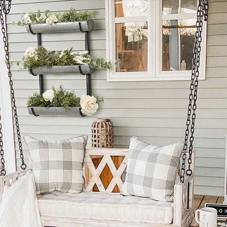 Hanging Trough Planter Shelf