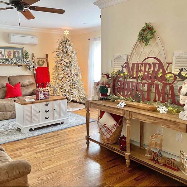 HUGE Metal Merry Christmas Sign