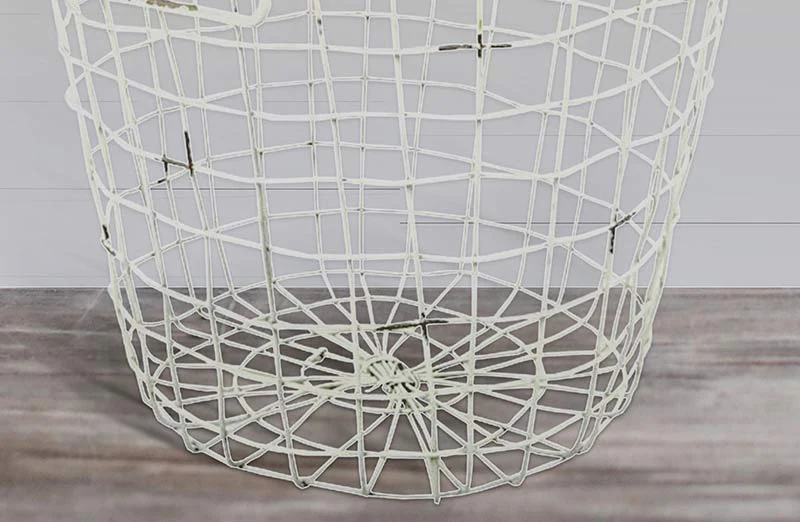 Distressed Wire Storage Basket