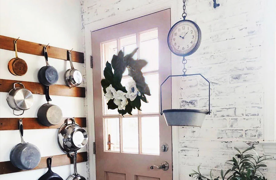 Hanging Produce Scale Clock With Bracket