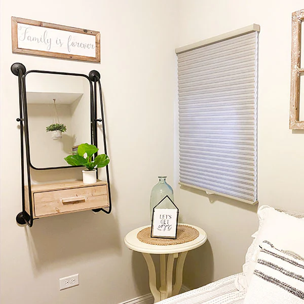 Industrial Swivel Wall Mirror with Storage