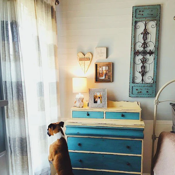 Old Carved Wooden and Iron Garden Gate