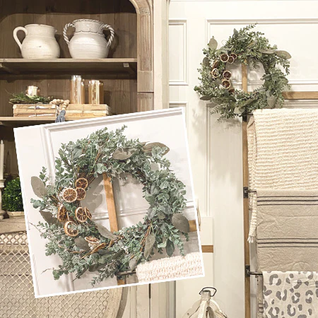 Premium Dried Fruit and Eucalyptus Wreath