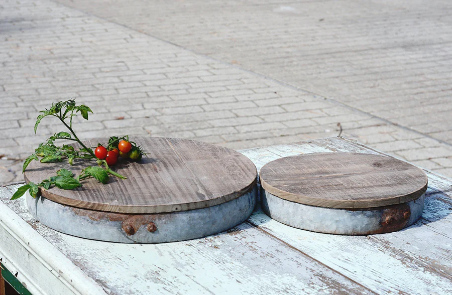 Re-purposed Barrel Inspired Risers