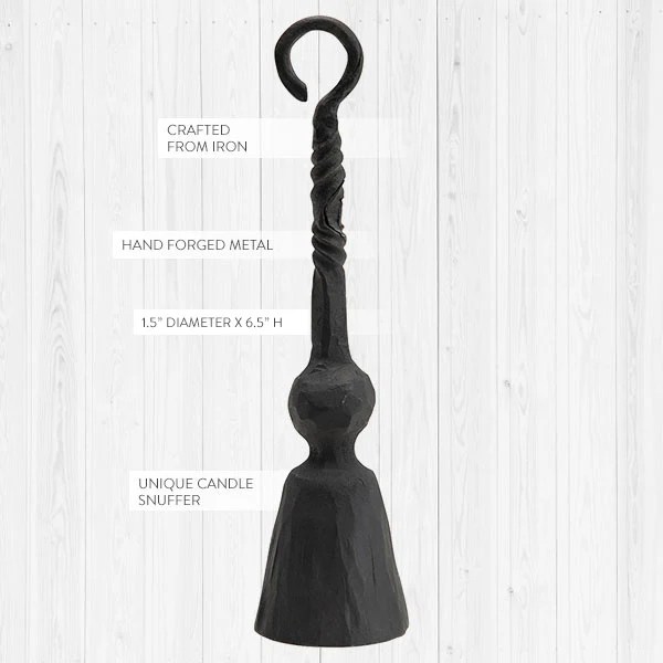Hand-Forged Metal Candle Snuffer