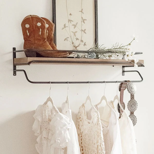 Modern Farmhouse Wooden Cookhouse Towel Rack