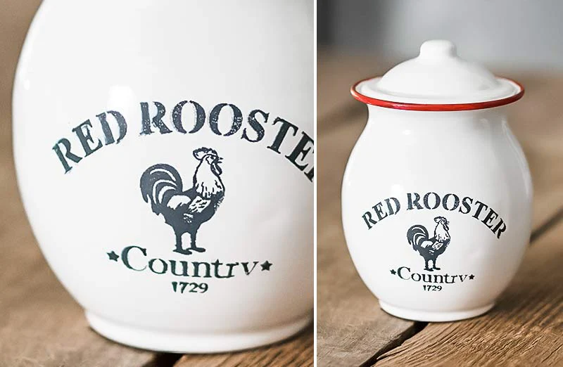 Barnyard Ceramic Canisters