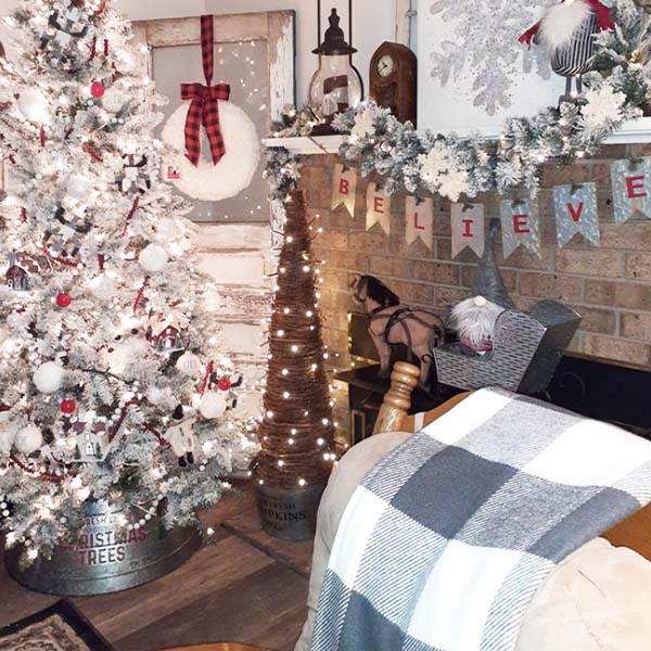 Antiqued Tin Believe Garland