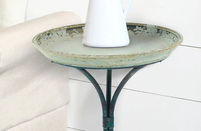 Antique Scroll Accent Table