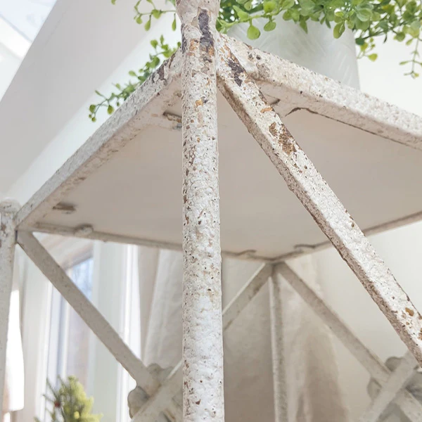 Custom Stackable Cross-Frame Shelves